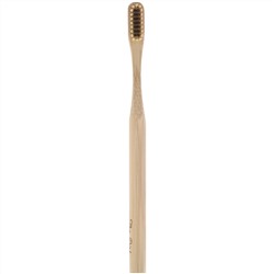 The Dirt, Bamboo Toothbrush with Charcoal Bristles, 1 Toothbrush