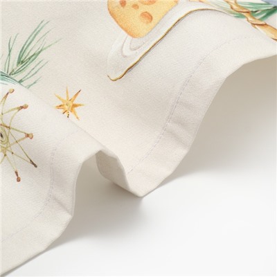 Скатерть новогодняя «Этель» Spruce mood, 150×220 см ±3 см с ВГМО, 100% хлопок, саржа 190 г/м²