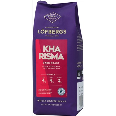 Lofbergs Lila. Kharisma (зерновой) 400 гр. мягкая упаковка