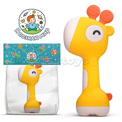 Погремушка-грызунок "Жираф" в коробке