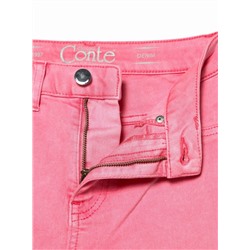 Джинсы CONTE Цветные джинсы skinny с высокой посадкой и эффектом варки CON-236 Lycra