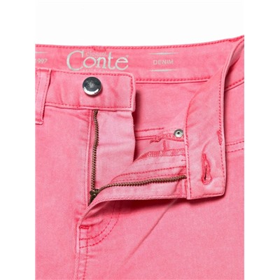 Джинсы CONTE Цветные джинсы skinny с высокой посадкой и эффектом варки CON-236 Lycra