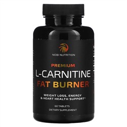 Nobi Nutrition, Premium L-Carnitine Fat Burner, 60 Tablets