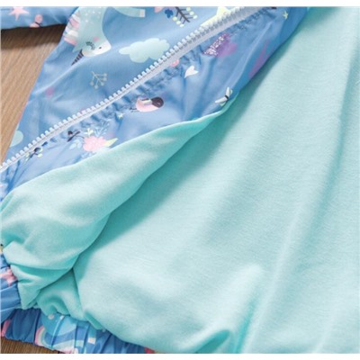 Ветровка для девочки KU98