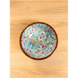 Чаша «Калейдоскоп», 18×18×8 см, дерево шишам