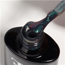 Гель-лак для ногтей, кошачий глаз, трехфазный, 8 мл, LED/UV, зелёный (01)