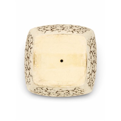 Горшок для цветов «Персей», 60 л, 41×41×49 см, керамический, с поддоном, бежевый