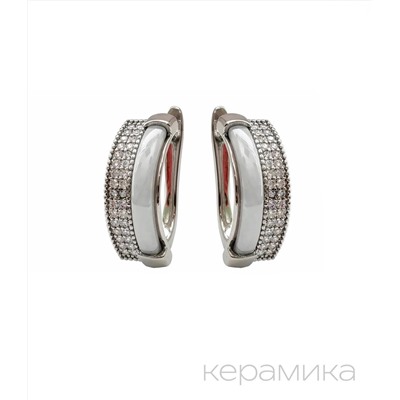 Серьги с керамикой