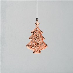 Музыка ветра «Ёлочки», металл, 5 трубок, 6 елей 67 см