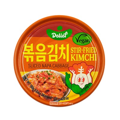 Обжаренное кимчи из пекинской капусты Delief, Корея, 160 г Акция