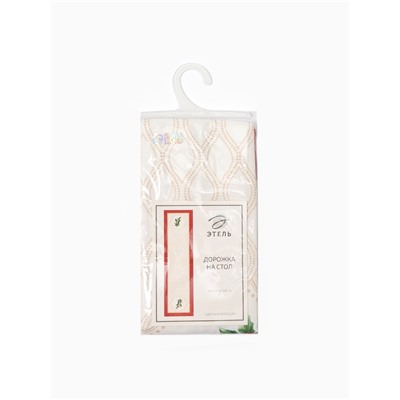 Дорожка «Этель» Christmas wreath, размер 40×149 см, 100% хлопок, саржа 190 г/м²