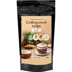 Кедровый напиток Сибирский кофе ЛАТТЕ / 90 г / дой пак / Сам бы ел