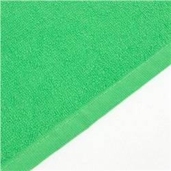 Полотенце махровое «Экономь и Я» 70×130 см, хлопок 100%, 350 г/м², зелёное