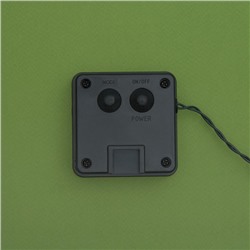 Гирлянда «Нить», 4.5 м, уличная, с насадками «Пчёлка», IP44, 30 LED, 2 режима, солнечная батарея, тёмная нить, свечение тёплое белое