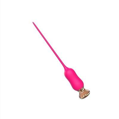 Розовый тонкий стимулятор Nipple Vibrator - 23 см.
