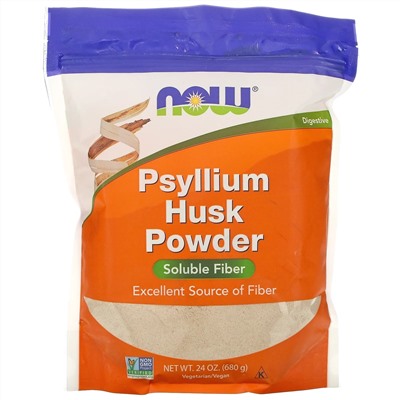 Now Foods, порошок из шелухи семян подорожника, 680 г (1,5 фунта)