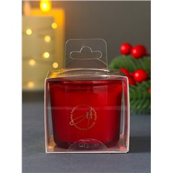 Ароматическая свеча новогодняя в стакане «Пряный апельсин», 60 г