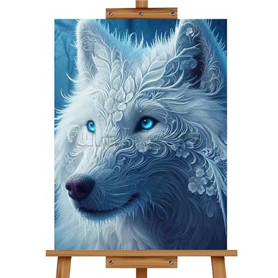 Мозаика алмазная "Волк" 30*40см.