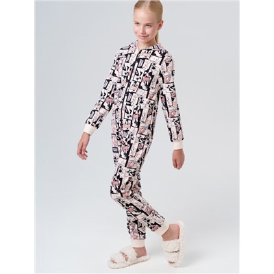 Комбинезон трикотажный для девочек