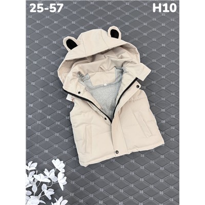 Жилет H10 бежевый