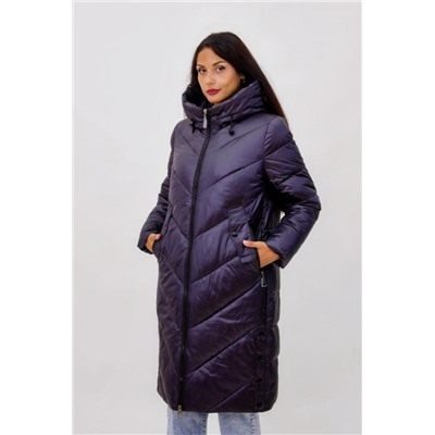 Удлиненная куртка Зима арт.6511 (Черный)