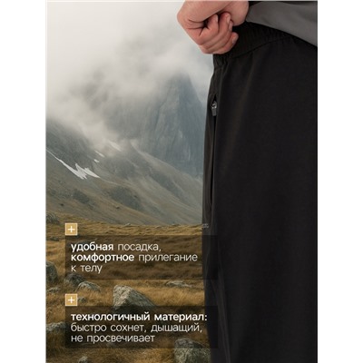 Брюки мужские Resport, р. 46, цвет чёрный, спортивные