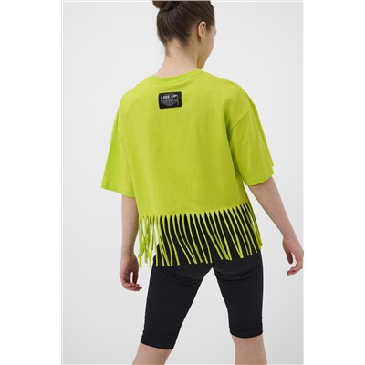 Комплект трикотажный для девочек: джемпер (футболка), брюки (легинсы укороченные) PLAYTODAY, 1243949