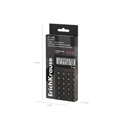 Калькулятор  8 разрядов 120х58 мм PC-987 "Классика" черный карманный 62008 ErichKrause