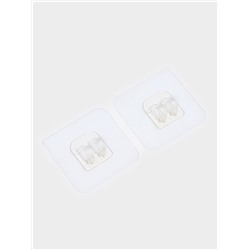 Полка 3-х ярусная, 6 крючков, 47×30×14 см, чёрная