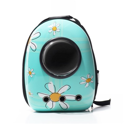 Рюкзак для переноски кошек и собак «Ромашка», 32×26×44 см, с окном
