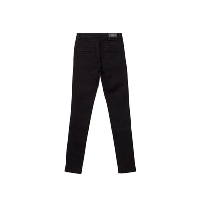 Высокая посадка CONTE CON-96 Моделирующие черные джинсы с высокой посадкой