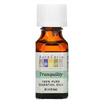 Aura Cacia, 100% чистое эфирное масло, успокаивающее, 15 мл (0,5 жидк. унции)