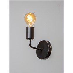Бра 2609/1BK E27 40 Вт черный 10×12×17.5 см