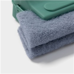 Щётки для оконных рам и труднодоступных мест, 4 сменных насадок, 13.5×8.2 см