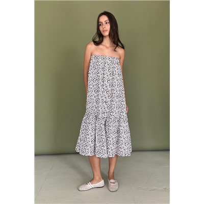 Юбка  NATURE098/01/Белый, розовый