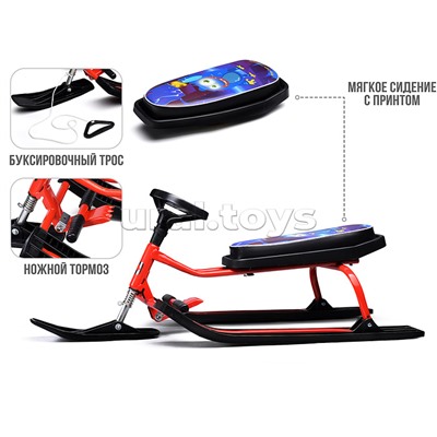 Игрушка Снегокат детский 108 "Шустрик" разборный с рисунком (Маги Flash)