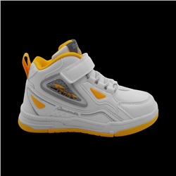 Кроссовки детские высокие В1650-3В белые