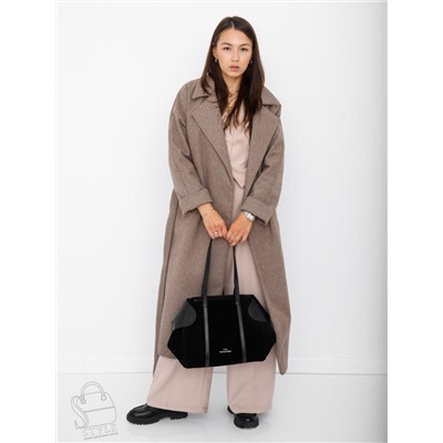 Сумка женская кожаная 2380Y black Polina&Eiterou