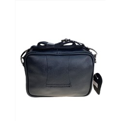 Сумка мужская из натуральной кожи, цвет черный