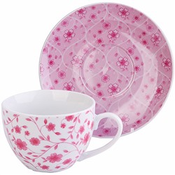25922 Чайный сервиз 12пр 220мл ЦВЕТЫ LR (х6)