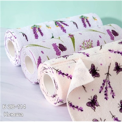 Универсальные салфетки для уборки из микрофибры в рулонах.