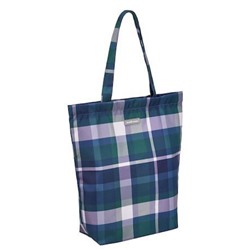 Сумка-шоппер на молнии "Таежный узор/Forest Tartan" 14L с лямками 51944 ErichKrause
