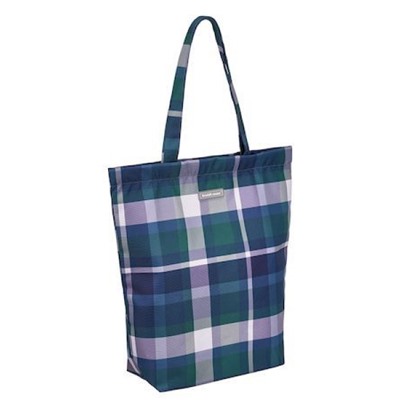 Сумка-шоппер на молнии "Таежный узор/Forest Tartan" 14L с лямками 51944 ErichKrause