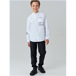 Рубашка текстильная для мальчиков (oversize fit)