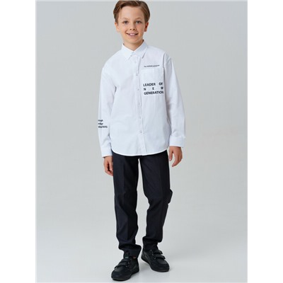 Рубашка текстильная для мальчиков (oversize fit)