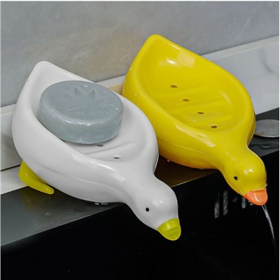 Мыльница уточка желтая