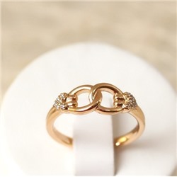 Кольцо позолота  Н01-7550 размер 16,5 17 18 19