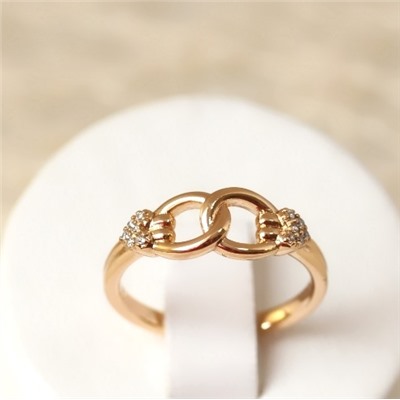 Кольцо позолота  Н01-7550 размер 16,5 17 18 19