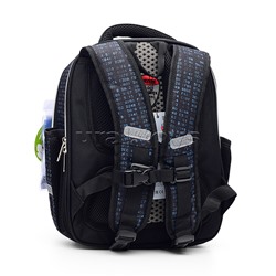 Рюкзак "Junior. Robotic" школьный жесткий 35x27x13 см (14 л) вес 800 г, 1 отделение на молнии с разделителями для учебников, с органайзером, 1 отделение для формата A4, 2 боковых кармана сеточкой на резинке, эргономичная формоустойчивая спинка с двойной в