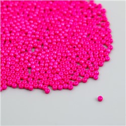 Бисер стекло 12/0 «Ярко-розовый», ровный №687, 450 г